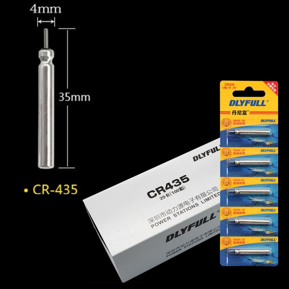 10-100PCS Electronic Fishing Float CR311 CR316 CR322 CR425 CR435 Battery Night Fishing Floats Light Luminous Fishing Accessories 10PCS
