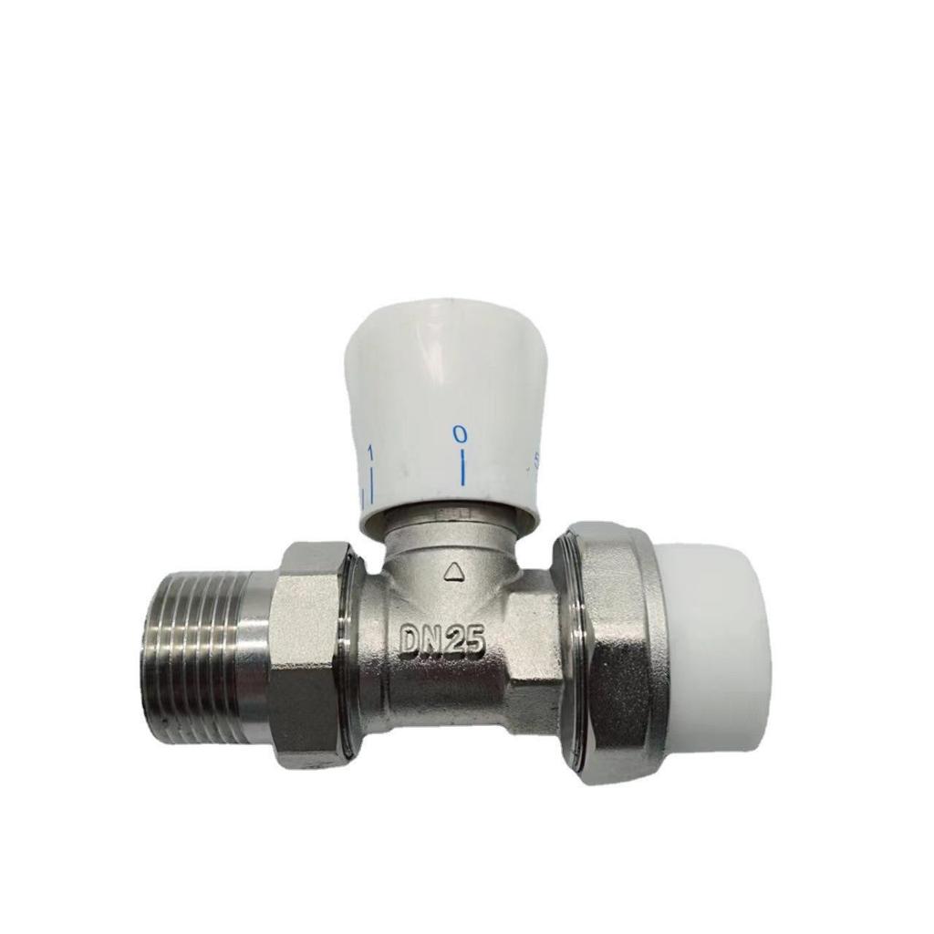 PPR Vertical Radiator Heat Dissipation Temperature Control Valve for Underfloor Heating and Home Improvement