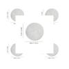 24/28/32CM Pure Cotton Steamer Cloth Household Drawer Cloth Steamed Rice And Bun Mat Round Cotton Gauze Kitchen Steamer