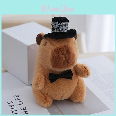 Llavero de Peluche de Capibara con Relleno de Algodón PP para Amantes de los Animales y Coleccionistas