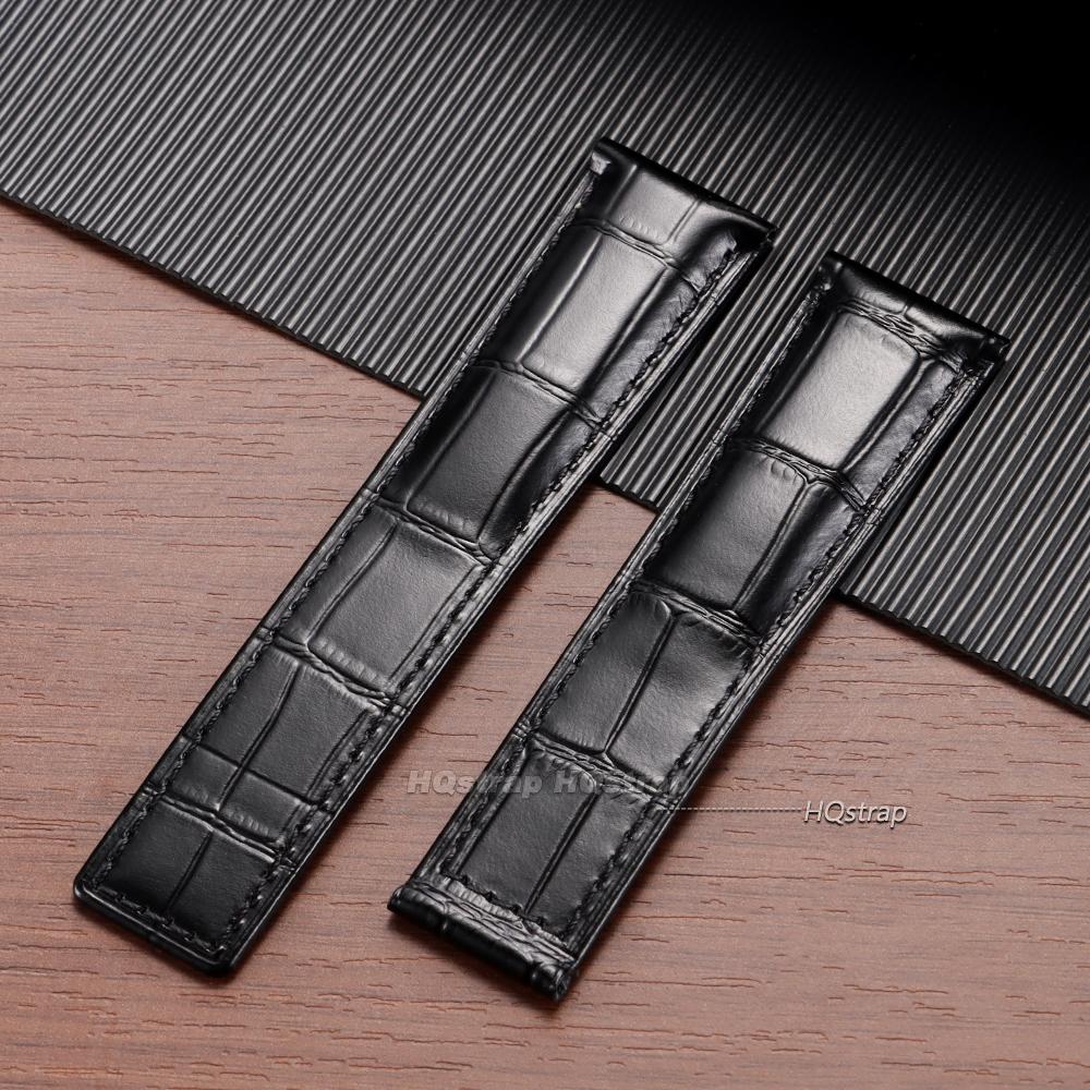 20mm 22mm 24mm dla TAG Heuer Skórzany Pasek do Zegarka Niebieski Brązowy Czarny Czerwony Bransoleta Skóra Bydlęca Damski Męski Pasek do Zegarka Akcesoria