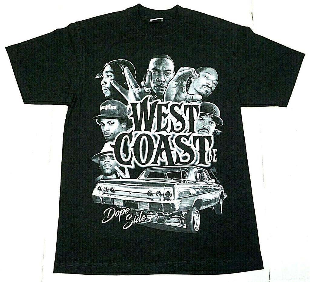 West Coast Rappers T Shirt West Coast Cool Hip Hop T Shirts West