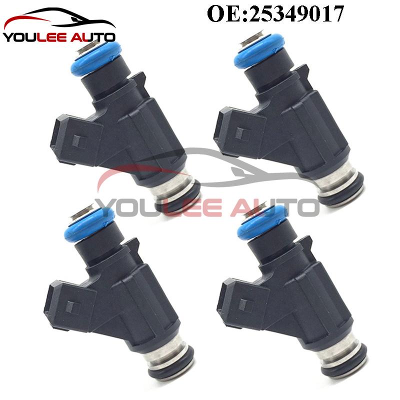 4PCS 25349017 12613411 12613412 28152059 25377440 High Quality Fuel Injectors Nozzle For GMC Chevrolet 4.8L 5.3L Auto Parts