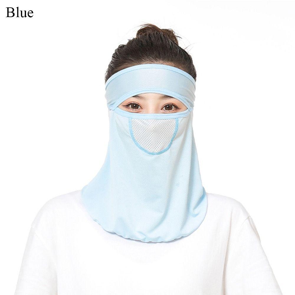 Thin UV Protection Mask Breathable Sun Protection Fashion Traceless Mask  Bike Cycling