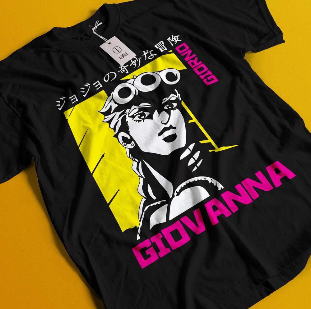Jojo's Bizarre Adventure T-shirt Anime Manga Graphic Design Shirt Tee All Size