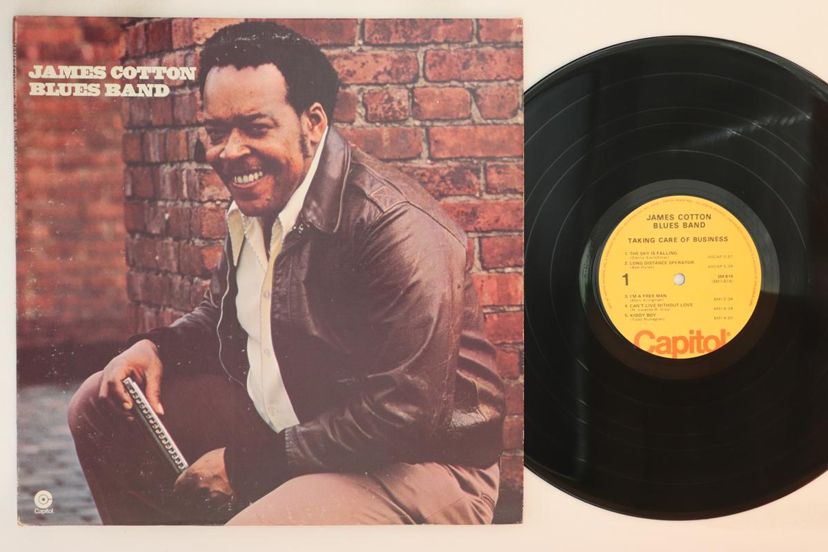 

LP Record JAMES COTTON Taking Care Of Business SM814 CAPITOL 1975 US Blues Used
