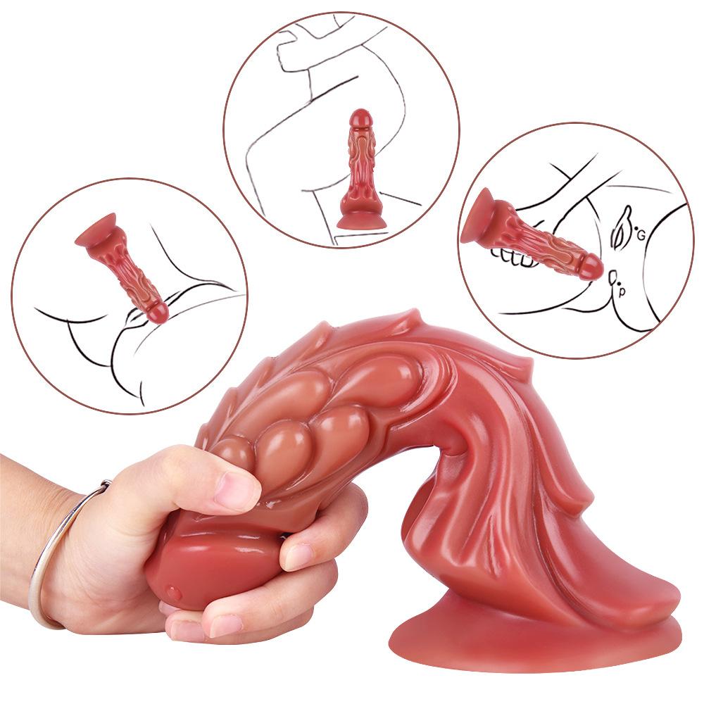 Personalized Alien Liquid Silicone Simulated Penile Adult Sexual Products