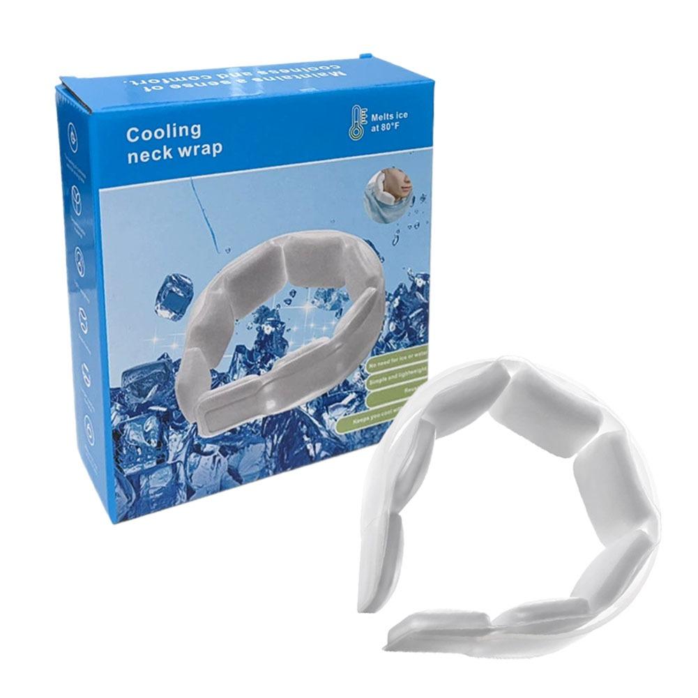Summer PCM Ice Cooling Neck Collar Portable Hanging Anti-Heat Outdoor Sports Running 28°C Quick Cool Reusable TPU