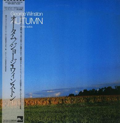 LP Record GEORGE WINSTON - Autumn WHP28001 WINDHAM HILL 1980 Japan Jazz Used