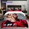 Juice Wrld Legacy Lives Bedding (1 * Duvet Cover + 2 * Pillowcase, Without Core) 2D Flat Soft and Comfortable Duvet Cover and Pillowcase