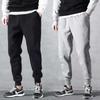 Unisex Korean Style Solid Color Sweatpants - Summer Sports, Cuffed Ankle, Casual Loose Fit for Students