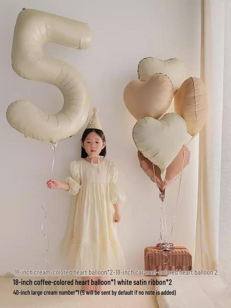 Children's 1st Birthday Number Balloons for Party Decorations and Photo Props.