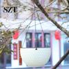 Flower Hanger Hanging Basket Imitation Honeycomb Self Water Absorption Plant Pot Waterproof Outdoor Resin for Garden
