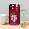 Cartoon I-Invader Zim Gir Phone Case For iPhone 17/16/15/14/13/12/Plus/Pro/Max for Magnetic Wireless Charging