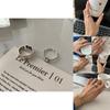 Stylish 925 Silver Ring For Women Minimalist Smooth Surface Square Geometric Shape