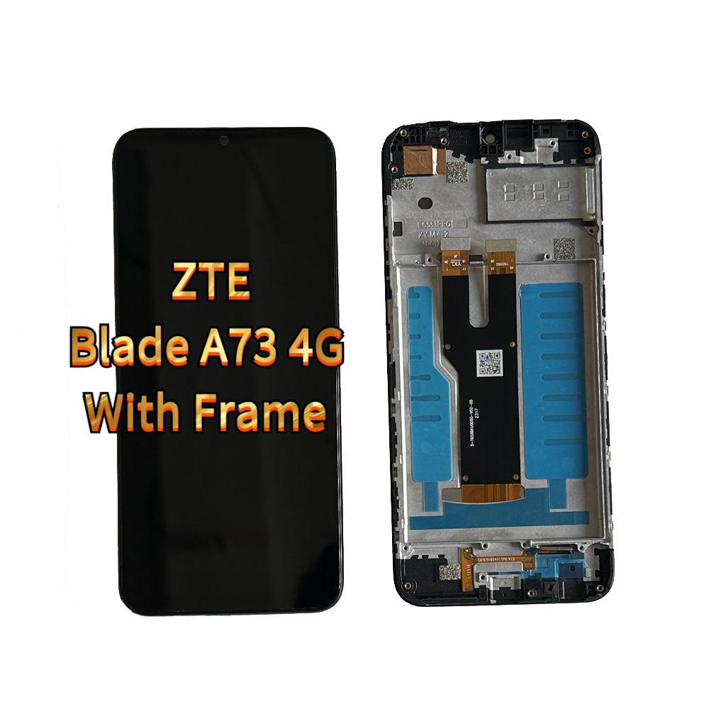 

Полный комплект ЖК-экрана и тачскрина для ZTE Blade A73 4G с рамкой;черный; + Инструменты