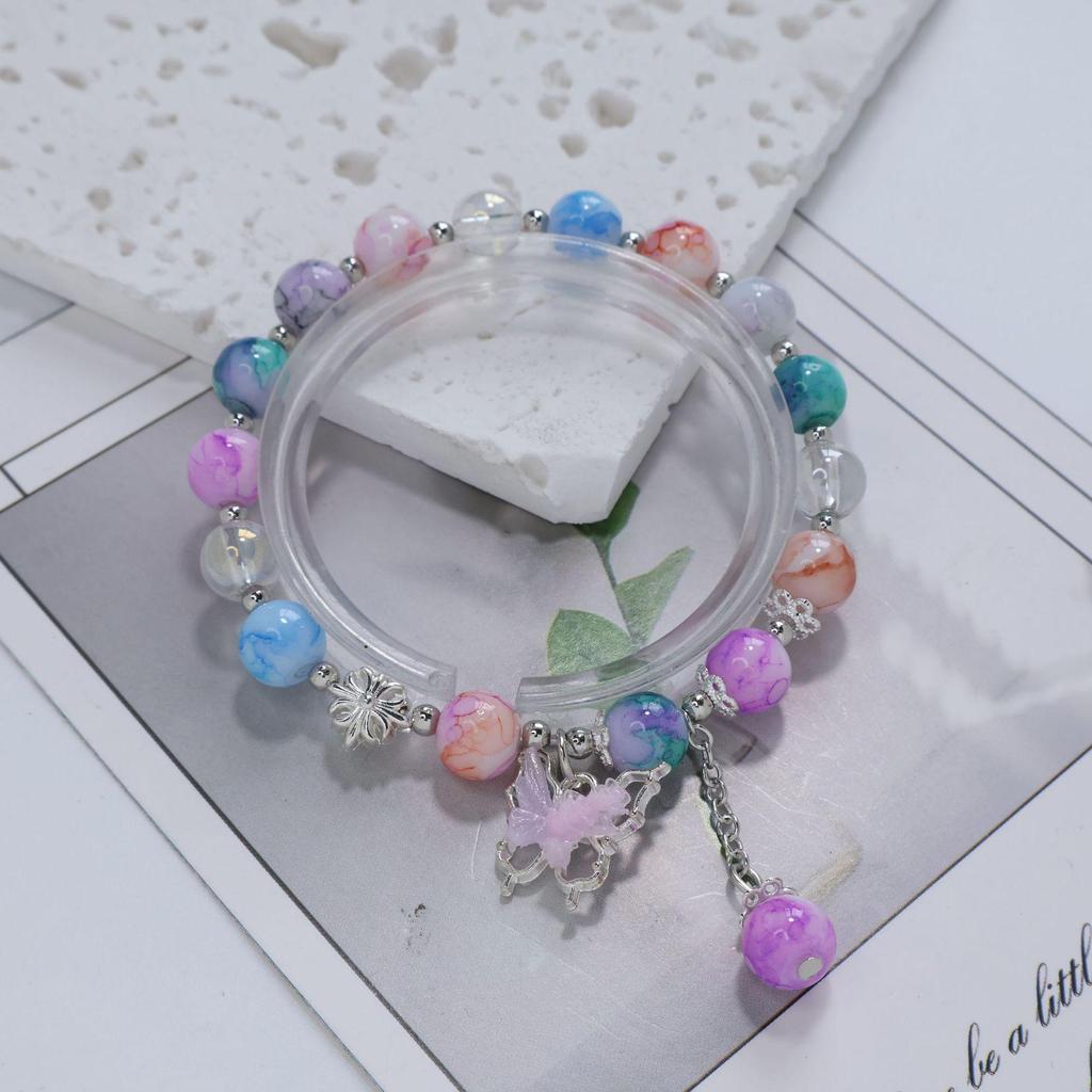 Mori Style Mermaid Crystal Bracelet – Versatile Niche Design for Women, Ideal for Students and Best Friends