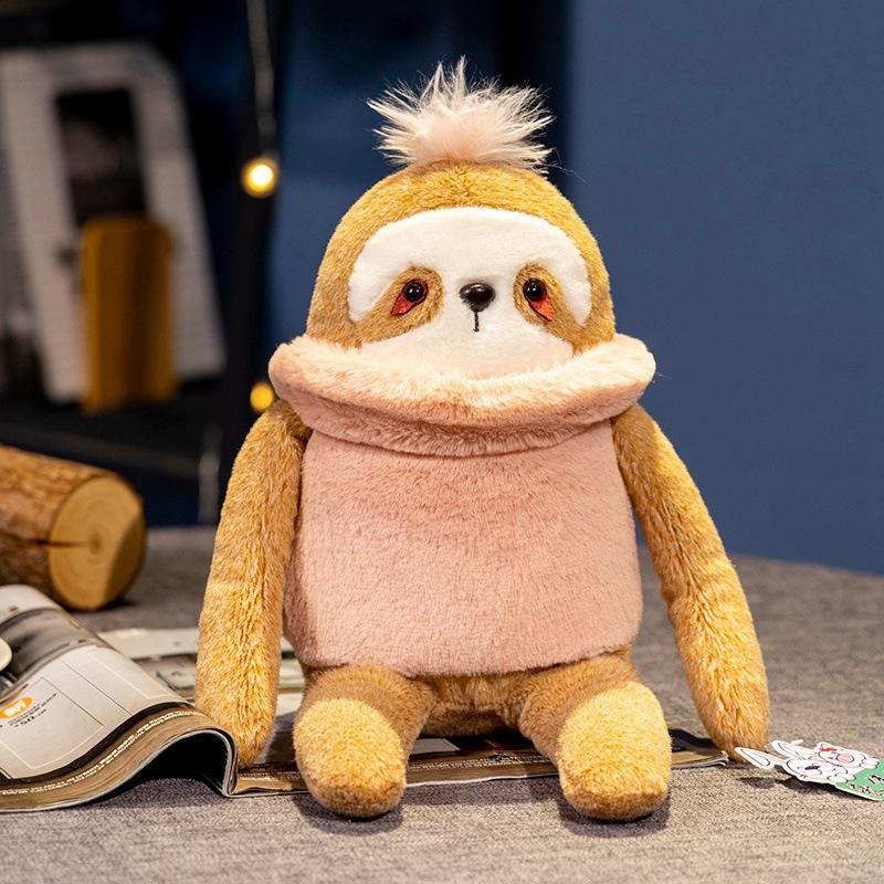 Sloth Colorful Fruit Doll Ragdoll Animal Plush Doll Children's Sleeping Pillow Shopping Mall Gifts