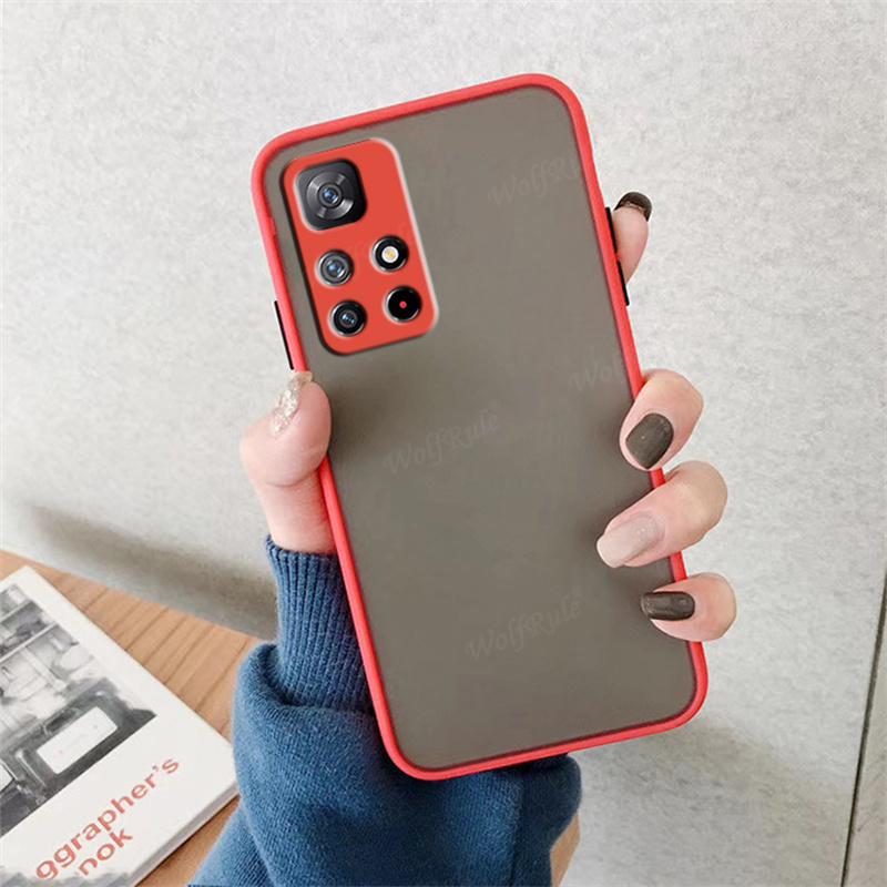 For Xiaomi Redmi Note 11 Pro Plus 5G Case Cover Redmi Note 11 Pro Plus Matte Translucent Cover For Redmi Note 11 Pro Plus Fundas