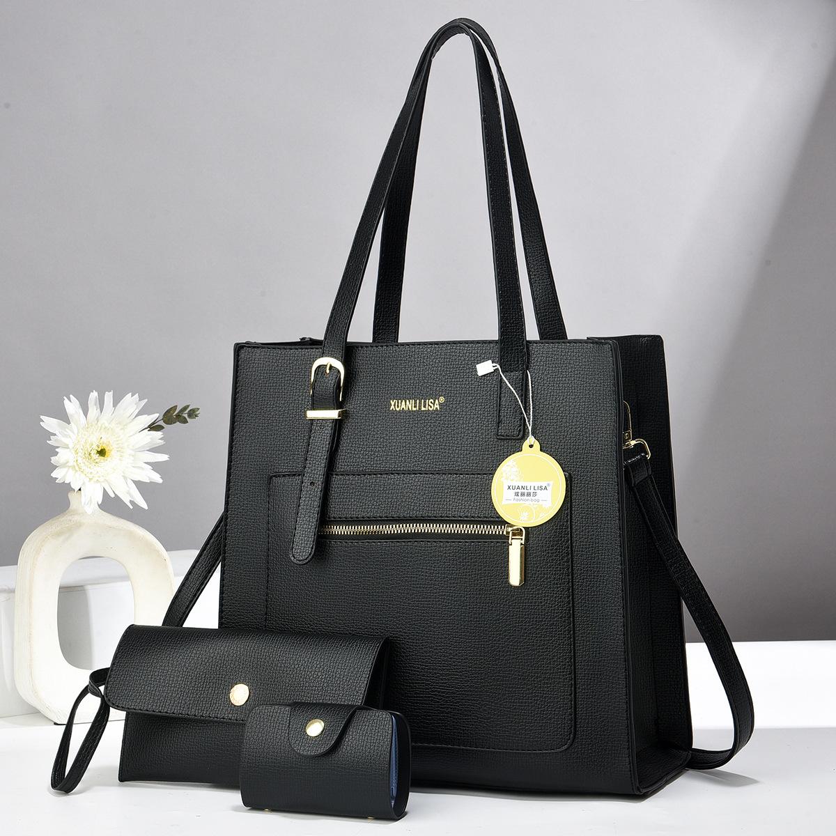 

Сумка для мамы и ребенка, качественная сумочка, универсальная сумка через плечо, практичная сумка-мессенджер, женская сумка 31*11*30 чёрный