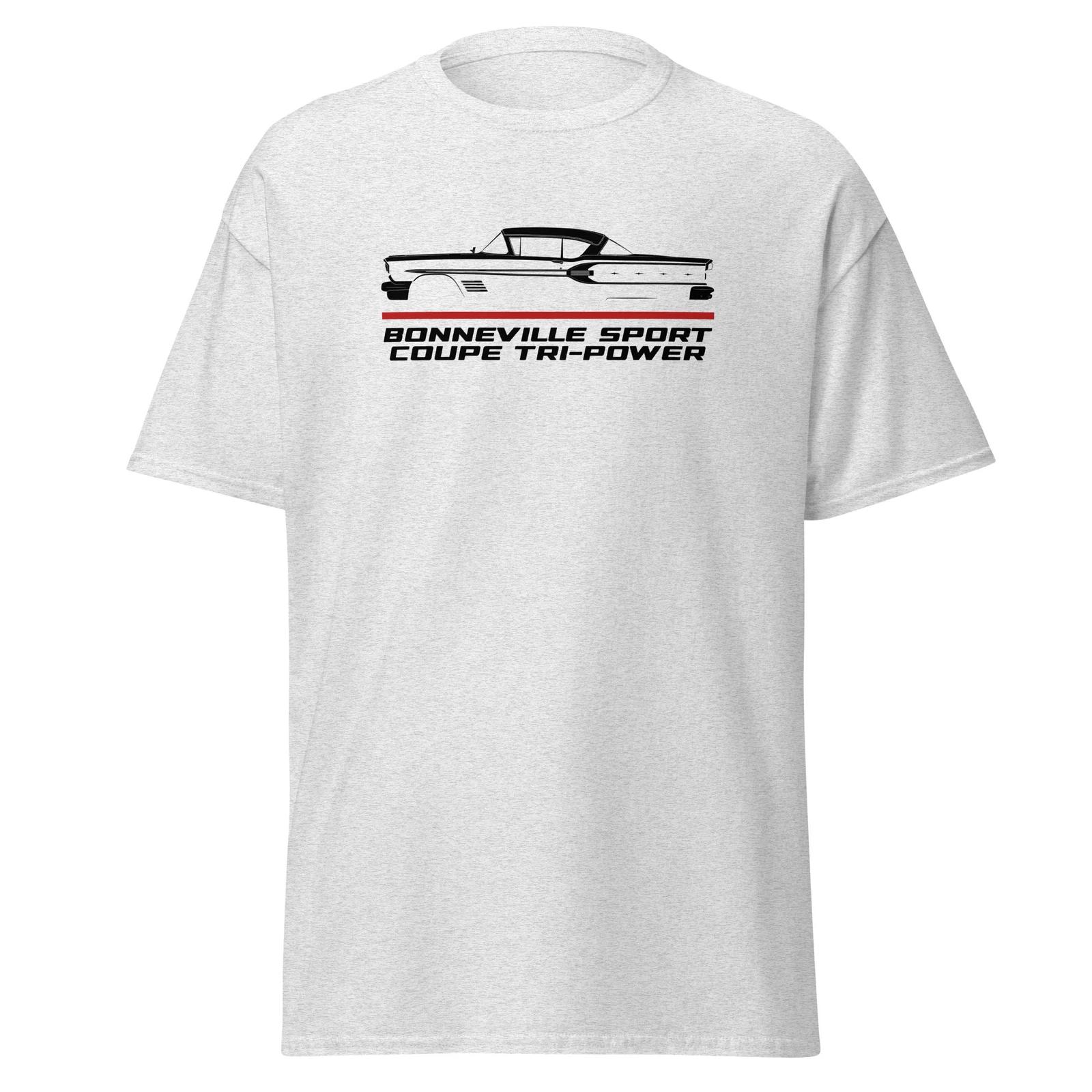 Premium T-Shirt For Pontiac Bonneville Sport Coupe Tri-Power 1958 Car Fans Gift XL
