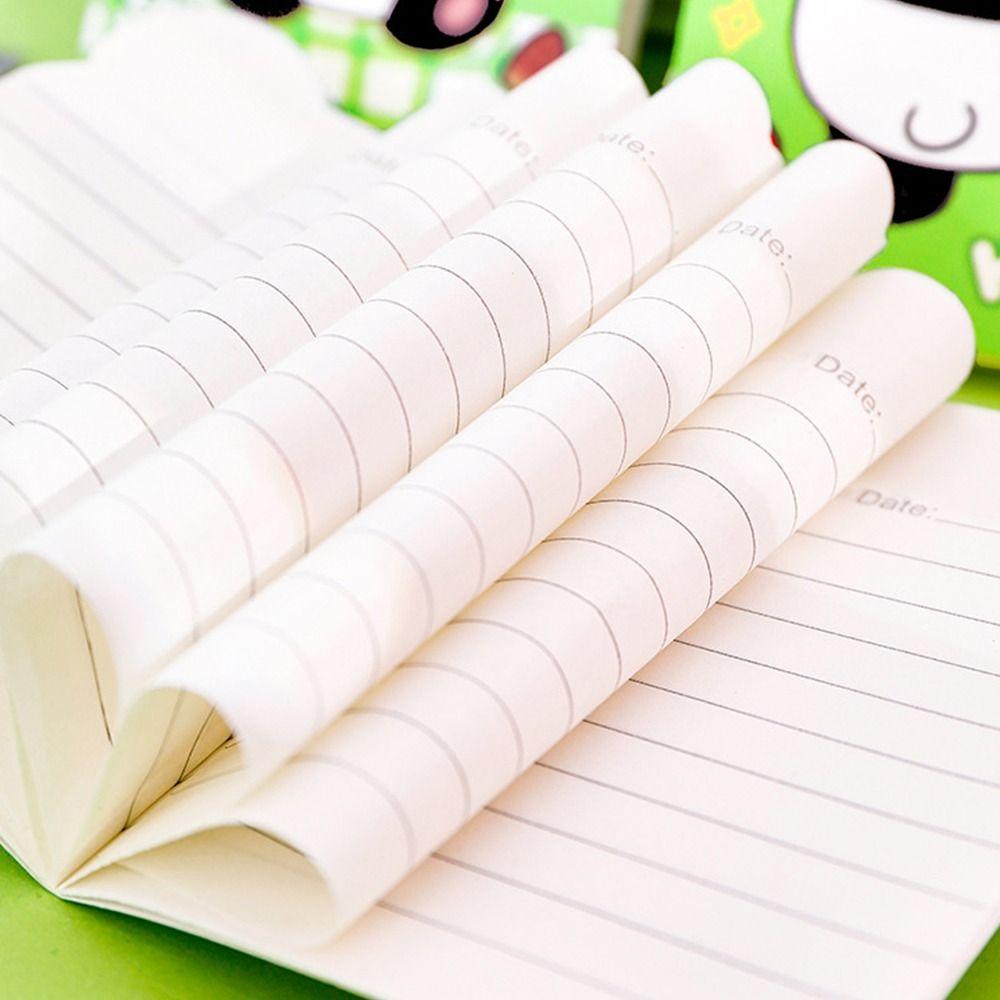 16Sheets Pocket Notebook Panda Notepad Cartoon Diary Book  Student