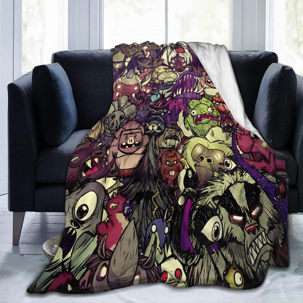 Don't Starve Survivalspiel Samtdecke Modische Decken Monster für Teppichstück Gestrickte Modische Decke Büro Leicht Atmungsaktiv