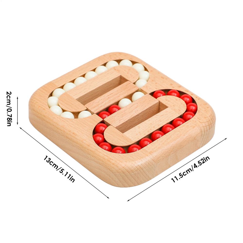 

Rotating Magic Bean Fingertip Toy Wood Puzzles Brain Teaser Fidget Anxiety Stress Relief Toys Fun Gifts For Adults And Kids
