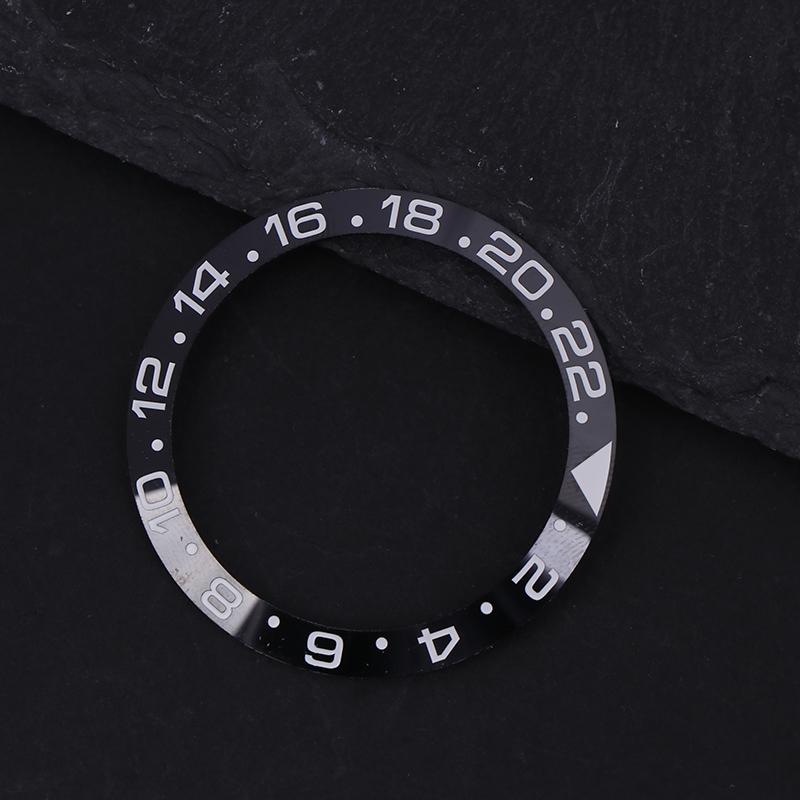 38Mm Curved Ceramics Bezel Insert Fits Skx007 Skx009 Gmt Watch Case Nh35 Nh36 Movement Bezel Insert Ring Men Watch Parts