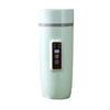 Elektrická ohřívací nádoba Nerezová přenosná konvice pro Office Hotel Travel zelená