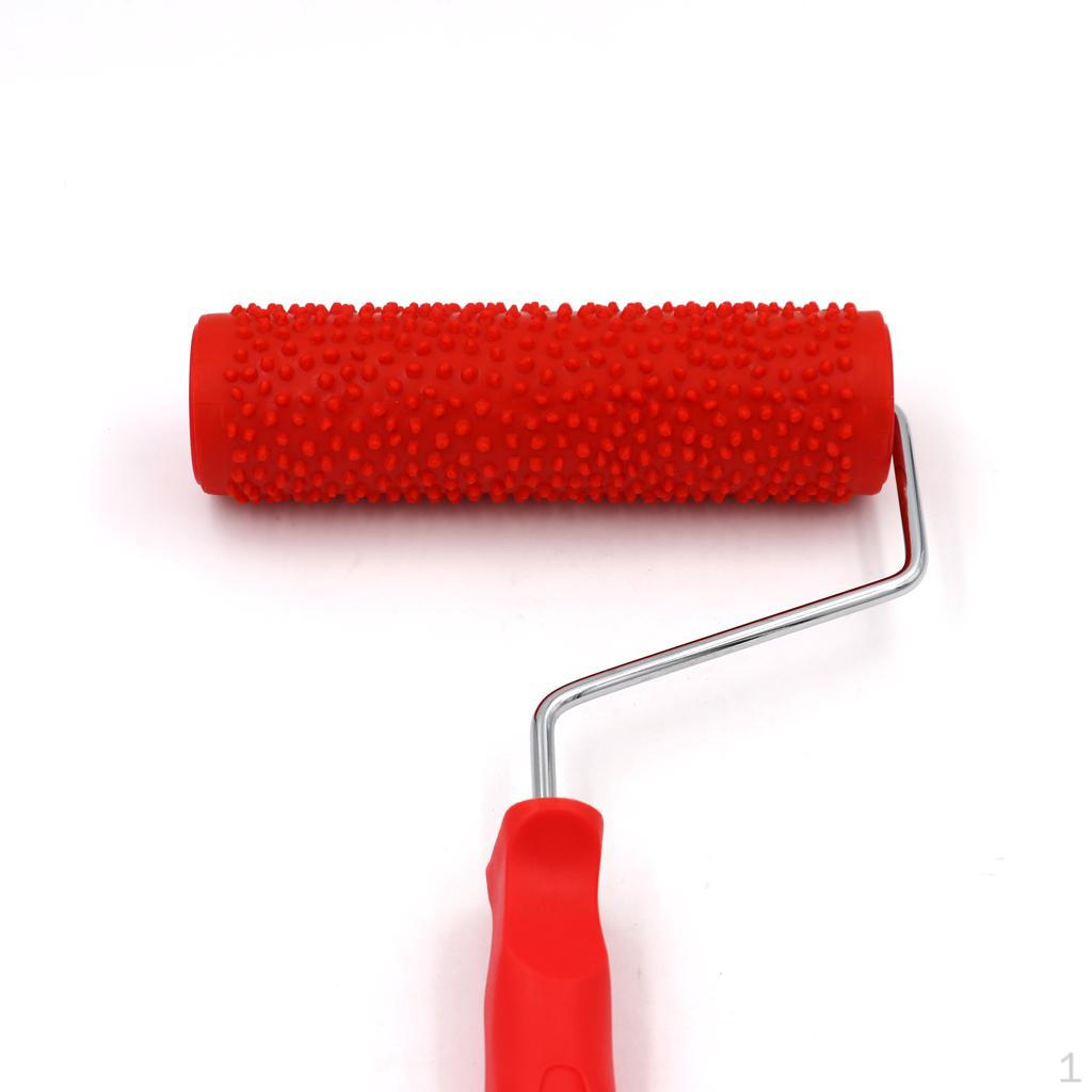 7palcové reliéfní texturované válečky na malování pro DIY zdobení stěn