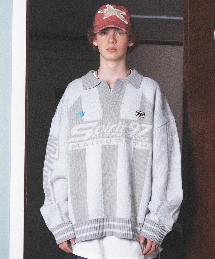 MAINBOOTH Spirit 97 Football Sweater(Gray)