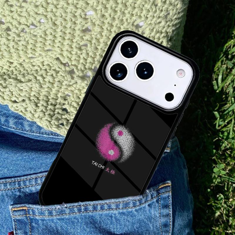 Tai chi Yin Yang Phone Case For iPhone 17 AIR 16 Pro Max 15 14 Pro 11 12 13 Shockproof Silicone Cover