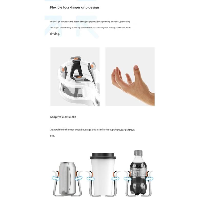 Easy to Clean ABS Materials Car Drink Holder for Long Lasting Use Organized Cabin Storage Solution Preventing Spills During Travel