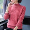 New Autumn Winter Women Thicken Slim Base Sweater Korean Fashion Turtleneck Knitted Pullover Sweater