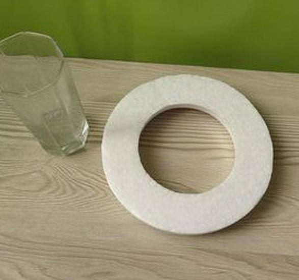 Styrofoam Circle Wreath for Wedding & Christmas Decoration - DIY Craft Material