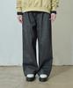 MUTTLETT Wide Leopard Pants / Charcoal