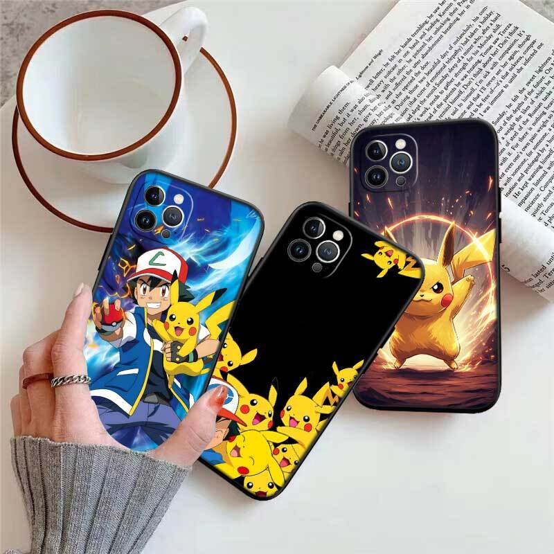 POKEMON Cartoon Case for Samsung Note 20 10 S25 Plus Ultra Lite FE M20 M21 M30 M31 M51 A11 A26 A51 A52 A53 A56 A70 A71 A72 A73