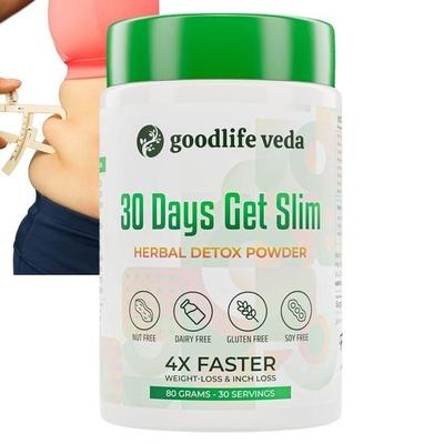 Goodlife Ayurvedic Herbal Detox Powder Fat Loss Management & Weight Loss Support Powder for Men & Women, 30 Servings, 80 Gram
