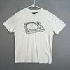 French Connection White Turntable Graphic T-Shirt Adult Medium 100% Cotton Mens