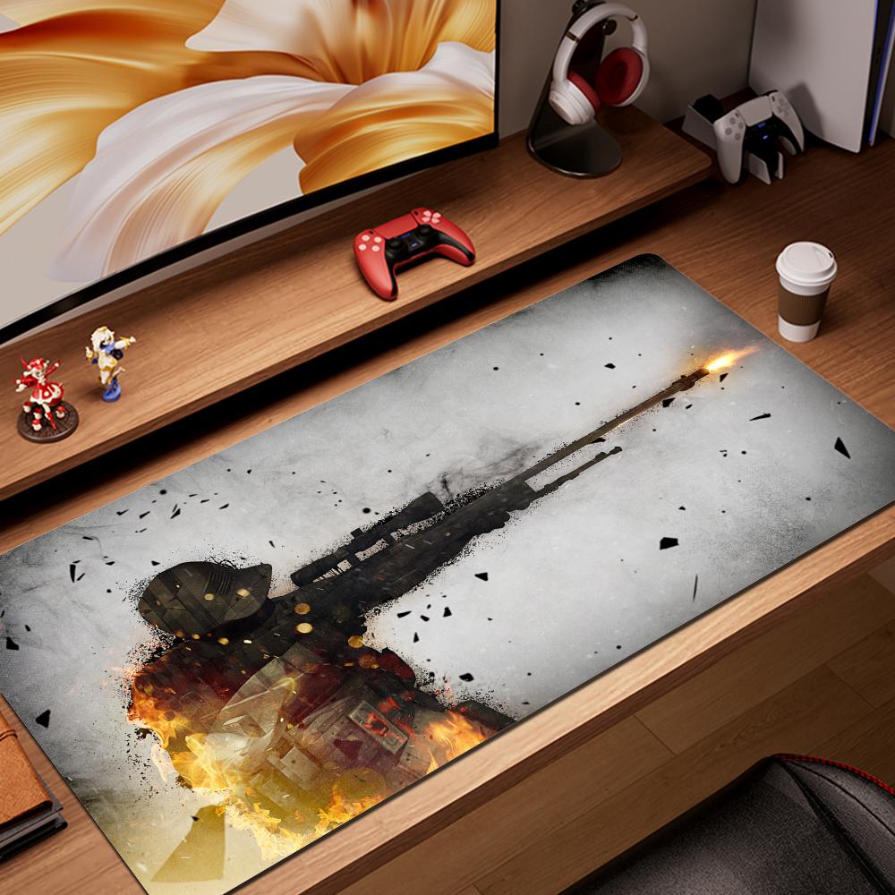 Counter Strike Large Mouse Pad XXL Desk Mat Pc Accessories Gamer Keyboard Mousepad Gaming Extended Table Protector Mice Pads