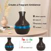 300ml USB Air Humidifier & Aroma Diffuser, Essential Oil Diffuser with Ultra Quiet Operation, Auto Shut Off, Night Light - Perfe