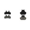 Motorcycles Front Rear Brake Pads Kit For Tuttio Soleil 01 Electric Dirt Bike Mini Bike All-copper Fund Metal Sintered Durable
