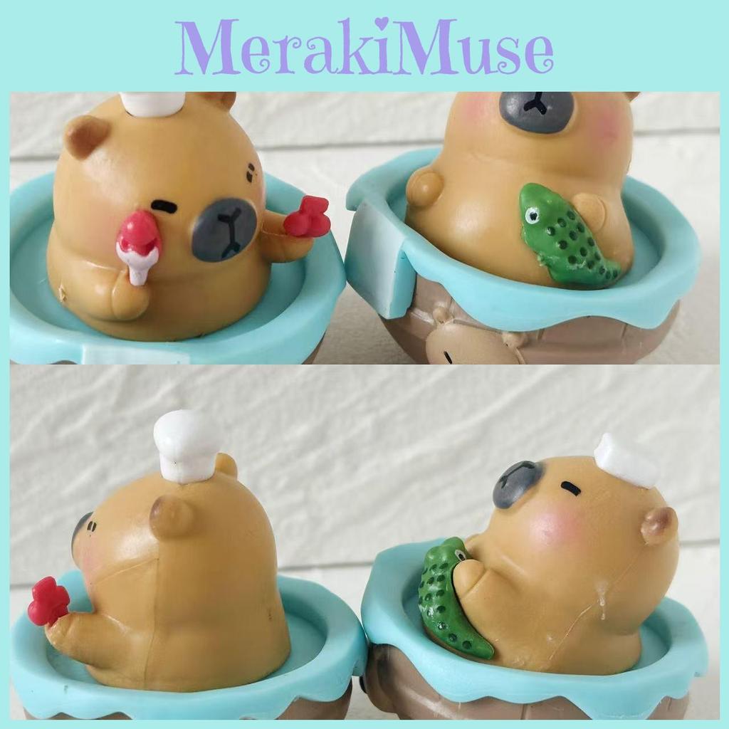 Capybara Tumbler Bathing Toy Pvc Action Figures Model Decoration Kids Gifts