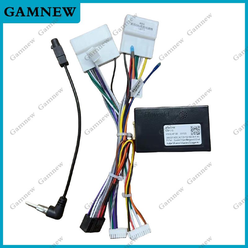 

Автомобильный 16-контактный адаптер жгута проводов Декодер Canbus Бокс Кабель питания для Android-радио Koleos для Renault Megane 4 Clio 4 LNF1.10 Cable Canbus