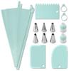 Nordic Disposable Piping Bags & Tips Set for Cake Decorating