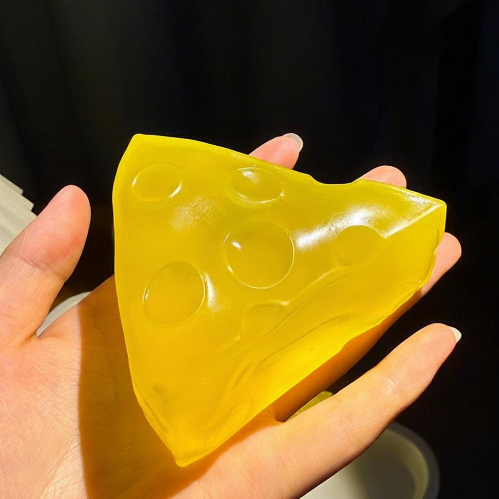

Super Soft Maltose Cheese Squeezable Toy Stress Relief Sensory Toy Children Adults Gifts Maltose Material