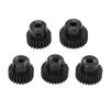 5 Pcs RC Pinion Gear Set 48DP 0.53M 3.175mm 23T 24T 25T 26T 27T Chromium Molybdenum Alloy Steel Motor Gear Set for 1/10