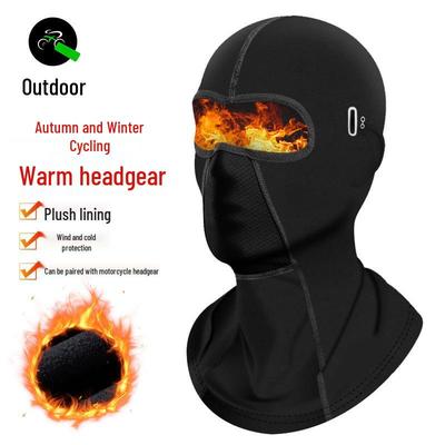 Passamontagna Antivento da Moto Transfrontaliero: Fodera Calda per Casco da Ciclismo e Maschera Facciale Invernale per Sci