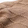 Neue Damen-Strickpullover-Mütze, einfarbiges Mesh und Samt-Gehörschutzmütze